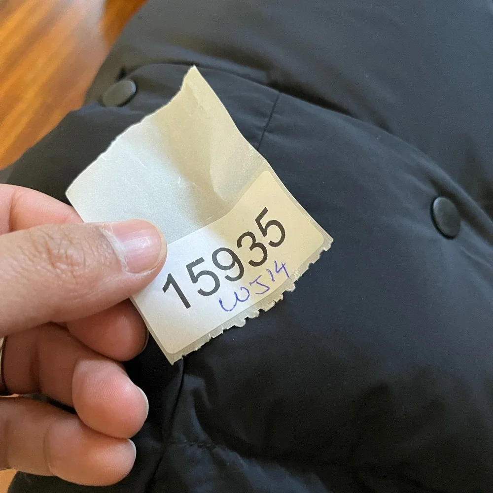 Lululemon Wunder Puff Jacket Black Goose Down Hooded Puffer Coat Womens 12 - Picture 11 of 16